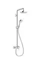 Hansgrohe-HG-Showerpipe-Croma-Select-S-180-Einhebelmischer-weiss-chrom-27255400 gallery number 1